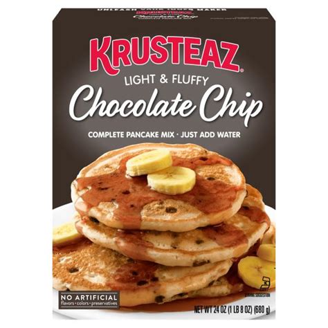 Krusteaz Pancake Mix Complete Chocolate Chip Light And Fluffy Publix