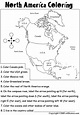 north america Colouring Pages | Social studies worksheets, Geography ...