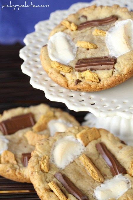 Giant Smores Chocolate Chip Cookies Chocolate Chip Cookies Desserts