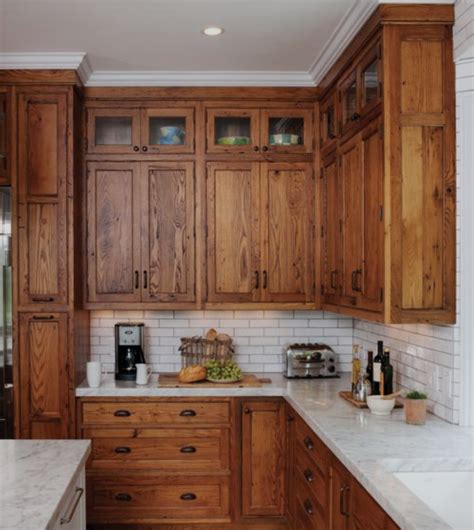 Reclaimed wood kitchen cabinets & shelving. another view of wood cabinets Reclaimed Chestnut cabinetry ...
