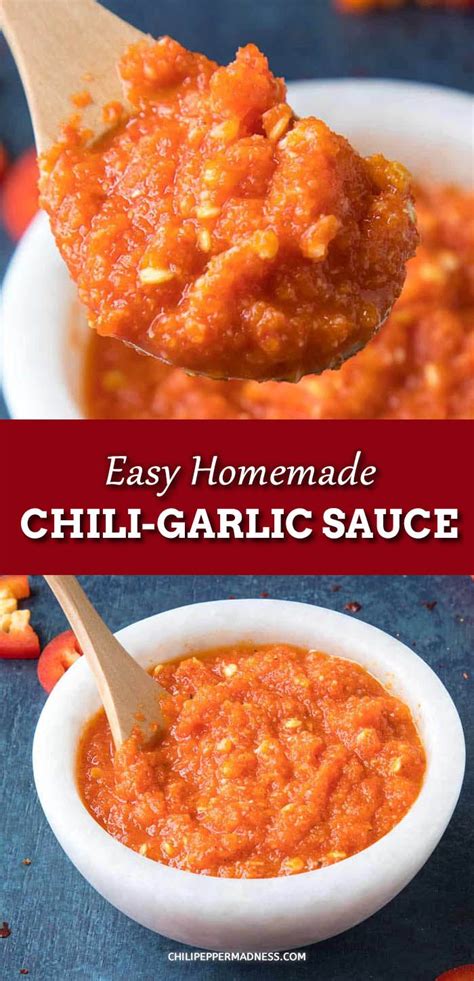 And if you take a photo of your. Homemade Chili Garlic Sauce | Recipes with chili garlic ...