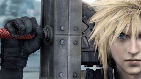 Wallpaper Final Fantasy Cloud Strife Anime Games Two Hand Sword