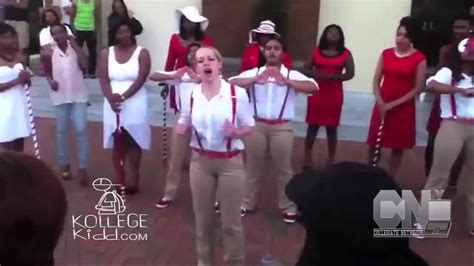 White Girl Reps Her Delta Sigma Theta At Probate Show Youtube