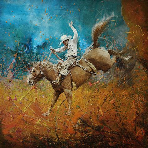 Rodeo 001 Painting By Corporate Art Task Force
