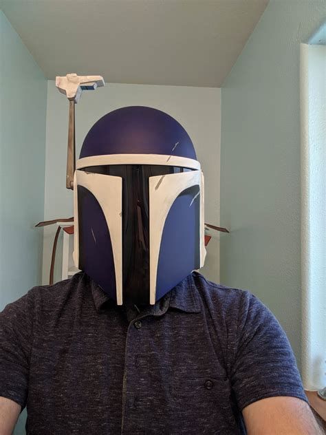 How To Make A Mandalorian Helmet Out Of Cardboard Easy
