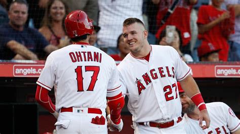 Shohei Ohtani Mike Trout Hit Back To Back Hrs