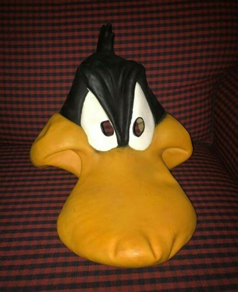 Vintage 1994 Daffy Duck Rubber Mask Halloween Style Mask Rare