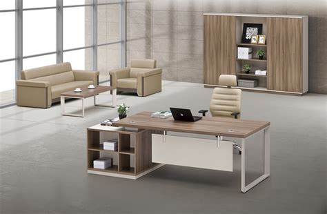 Wooden Melamine Office Executive Desk Manager Table Modern Office Desk