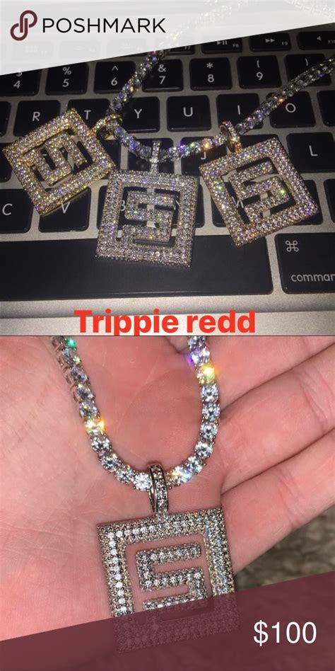 Unisex Trippie Redd Pendants In 2021 Trippie Redd Chain Jewelry