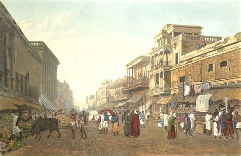 Lal Bazaar Leading To The Chitpore Road Calcutta C1819 Calcutta