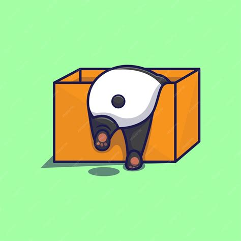 Premium Vector Panda Cute Cartoon Vector Animal Illustration