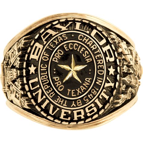 Baylor University Traditional Mens Class Ring Mens Class Rings