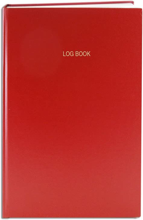 Bookfactory Red Log Book Multipurpose Log Book 120