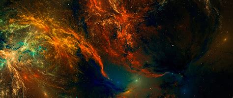 2560x1080 Colorful Artistic Nebula And Space Star 2560x1080 Resolution