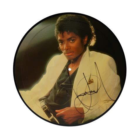 Michael Jackson An Original Signed Thriller Picture Disc Rock