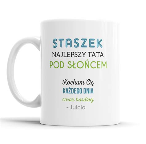 Prezent Na Dzie Taty Poduszka Kubek Dla Taty Najlepszy Tata Pod S O Cem Ideaprints