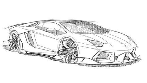 Maybe you would like to learn more about one of these? Vehicles For > Lamborghini Aventador Side Sketch | Car ...