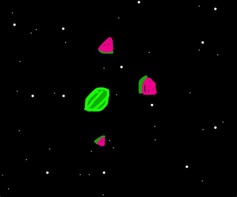 Space Watermelon Drawception