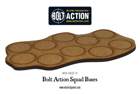 Bolt Action Squad Bases Warlord Games