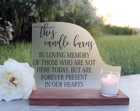 Memorial Table Sign Those We Love Dont Go Away Wedding Memorial