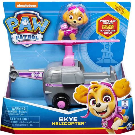 Paw Patrol Skyes Helicopter Vehicle With Collectible Figure The Model Shop