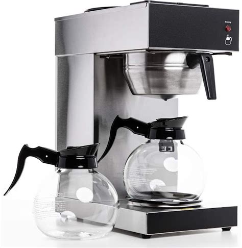 Silver Coffee Maker Machine With Kettle Warmer Espresso Coffee Machine