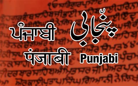 Punjabi Language Rich In Every Which Way Peeps Of Punjab