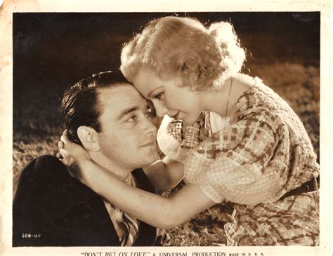 Ginger Rogers And Lew Ayres Dont Bet On Love 1933 Hooray For Hollywood