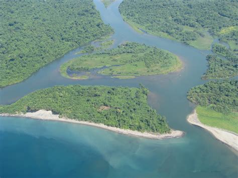 River Delta And Islands On New Britain Island Aerial Coastal Flickr