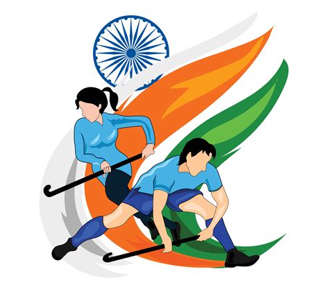 National Sports Day in India poster illustration 11167596 Vector Art at