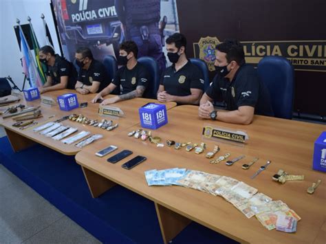 Polícia Civil Prende Suspeitas De Furtos E Roubos Em Joalherias Folha