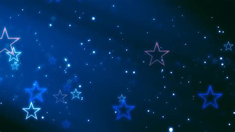 Stock Video Of Retro Stars On Blue Night Sky 686740 Shutterstock