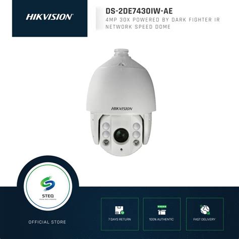 STEQ HIKVISION DS 2DE7430IW AE 7 Inch 4 MP 30X Powered By DarkFighter