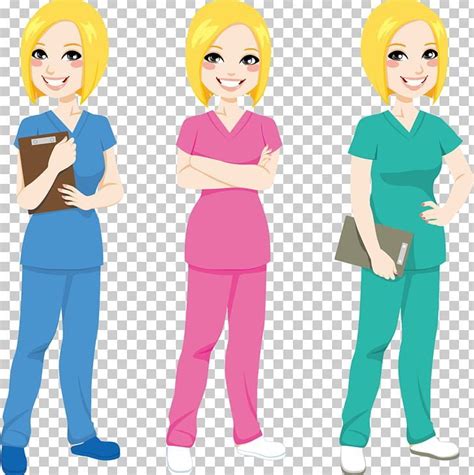 Nursing Cartoon Scrubs Png Free Download Nurse Clip Art Medical