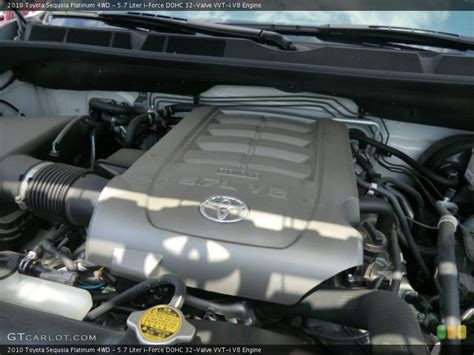 57 Liter I Force Dohc 32 Valve Vvt I V8 Engine For The 2010 Toyota