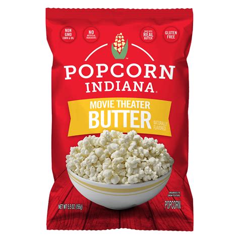 Popcorn Indiana Movie Theater Butter Popcorn 55 Oz