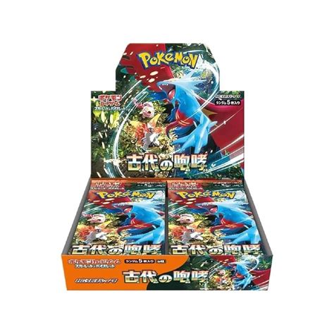 Pokemon Trading Card Game Scarlet And Violet Expansion Pack Ancient Roar Box
