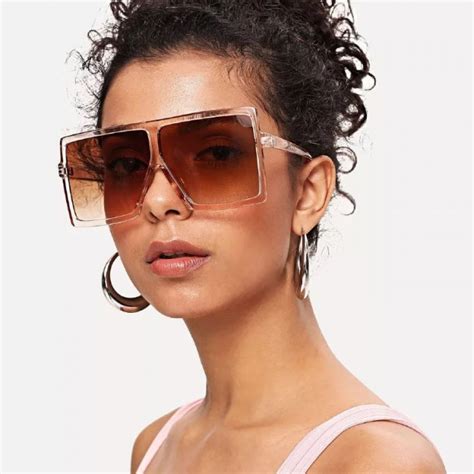 Vintage 70s Style Boxy Square Sunglasses Retro Eyewear