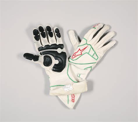 bonhams a pair of jenson button s alpinestars gloves 2008