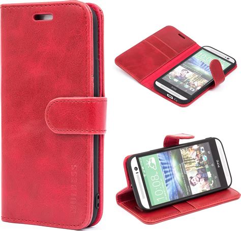 Mulbess Vintage Htc One M8 Case Htc One M8 Phone Cover Flip Leather Wallet Phone Case For Htc