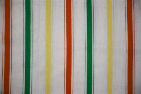 Striped Fabric Texture Orange Green And Yellow On White Picture Free