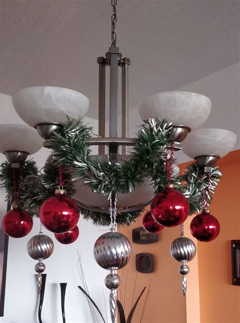 Chandelier decoration for Christmas | Chandelier decorations for ...