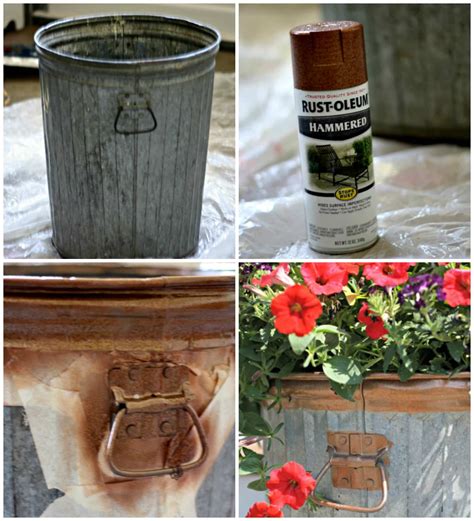 Trash To Treasure Garbage Can Flower Planter Diy The