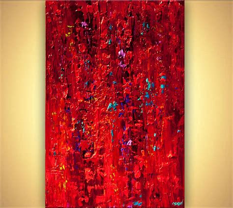 Abstract And Modern Paintings Osnat Fine Art In 2020 Red Abstract