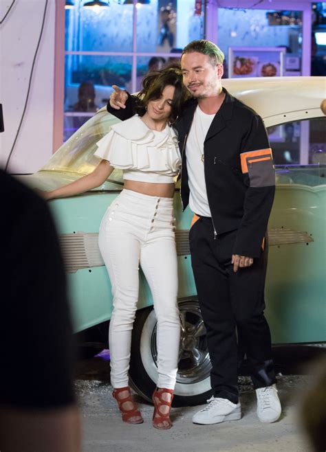 Camila Cabello Filming A Music Video For J Balvin S Song Hey Mama In Miami Beach 2 17 2017