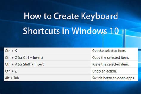 Create Keyboard Shortcuts Windows Best Shortcut Keys List
