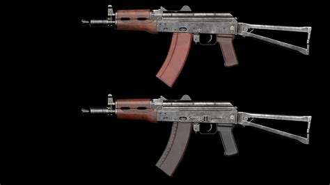 Artstation Aks 74u Aks 74un Kalashnikov Assault Carbine Rifle Game