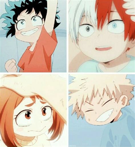 I just love these kiddos so much that i draw them again♡ here i can post just one pic. Babysitting the MHA babies! - Quiz