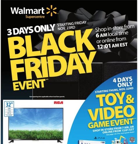 What Stores Open At 12 Am On Black Friday - Walmart Canada Black Friday 2018 Flyer Deals Released! | Canadian