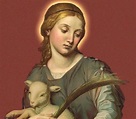 Santa Inés de Roma, Mártir. Santo del día 21 de enero.